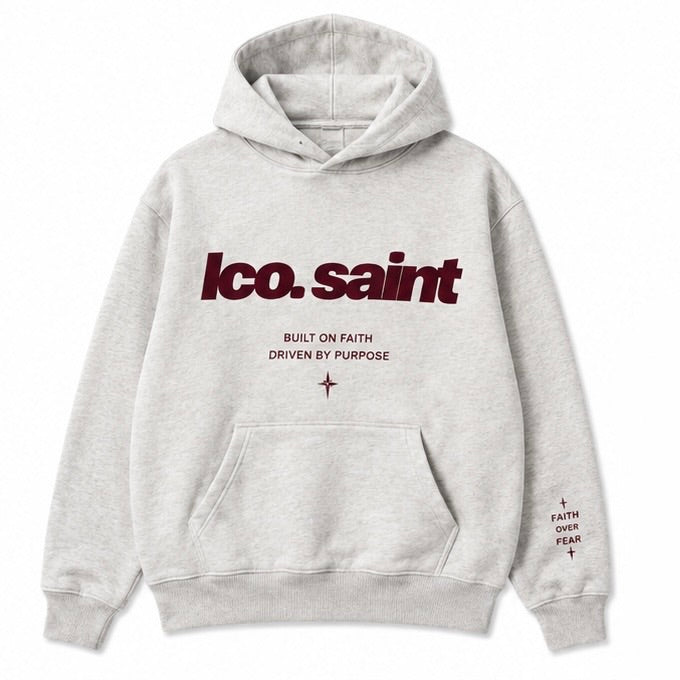 LCO SAINT hoodie white